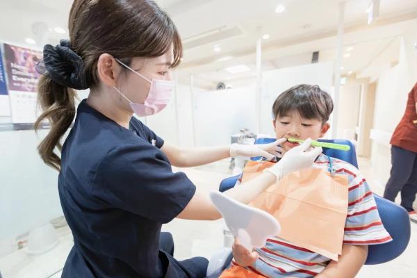 ブラッシング指導